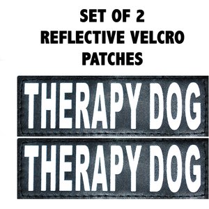 Doggie Stylz Therapy Dog Patch, 2 count, Small