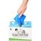 Show in main carousel: Doggie Walk Bags Baby Powder Scented Tie Handle Dog Poop Bags, Blue, 70 count slide 2 of 3