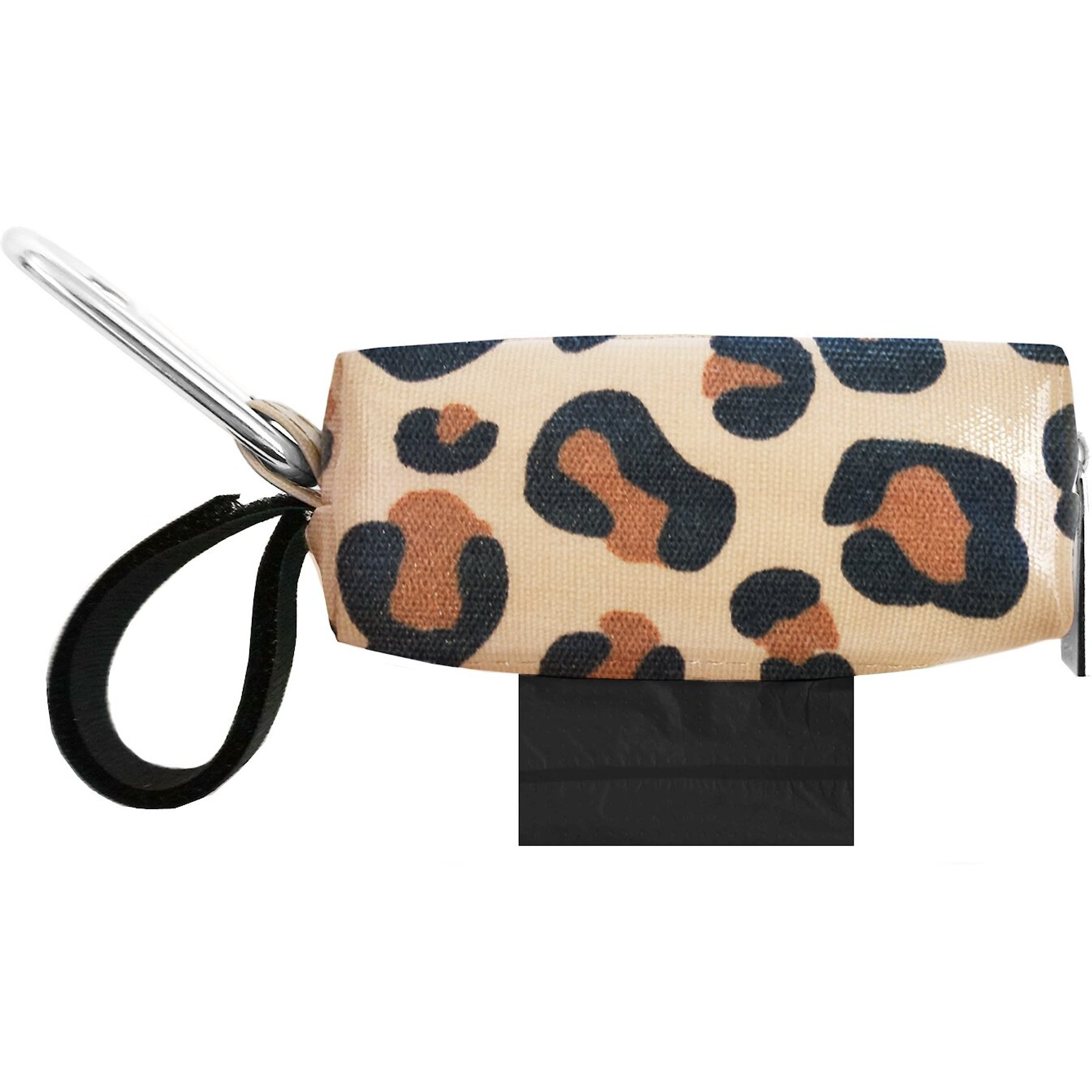 Doggie Walk Bags Leopard Duffel Dog Poop Bag Holder & Bags, 12 count