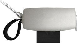 Doggie Walk Bags Reflective Duffel Poop Bag Dispenser, Grey
