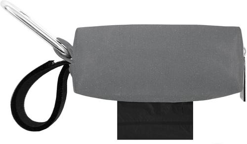 Show full view: Doggie Walk Bags Reflective Duffel Poop Bag Dispenser, Grey slide 2 of 5