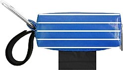 Doggie Walk Bags Stripe Duffel Dog Poop Bag Holder