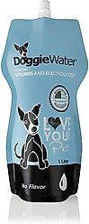 DoggieWater No Flavor Dog Supplement, 1-L pouch