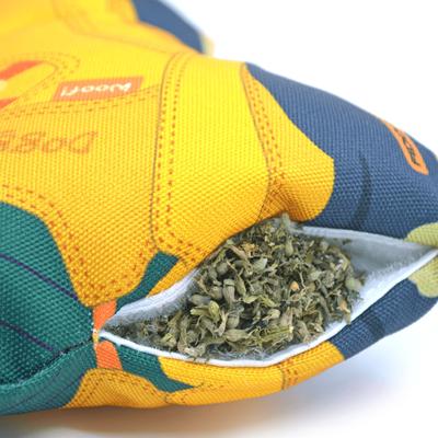 Show full view: Doggijuana Get Outside Refillable Juananip Hiking Boot Squeaky Dog Plush Toy slide 6 of 9