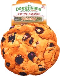 Doggijuana Get the Munchies Refillable Juananip Cookie Squeaky Dog Plush Toy