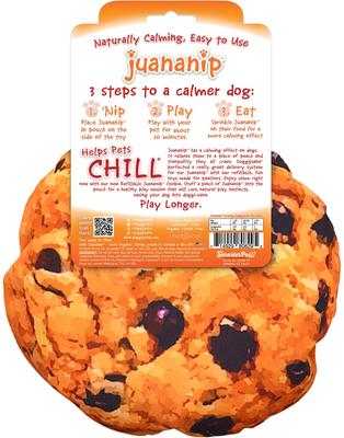 Show full view: Doggijuana Get the Munchies Refillable Juananip Cookie Squeaky Dog Plush Toy slide 6 of 7