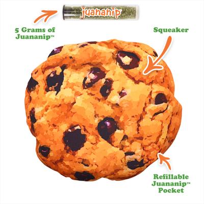 Show full view: Doggijuana Get the Munchies Refillable Juananip Cookie Squeaky Dog Plush Toy slide 2 of 7