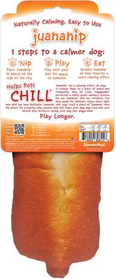 Show full view: Doggijuana Get the Munchies Refillable Juananip Hot Dog Squeaky Dog Plush Toy slide 6 of 9