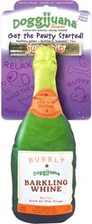 Doggijuana Get the Pawty Started Refillable Juananip Barkling Whine Squeaky Dog Plush Toy