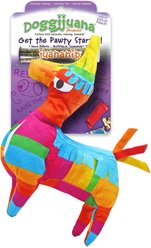 Doggijuana Get the Pawty Started Refillable Juananip Llama Pinata Squeaky Dog Plush Toy