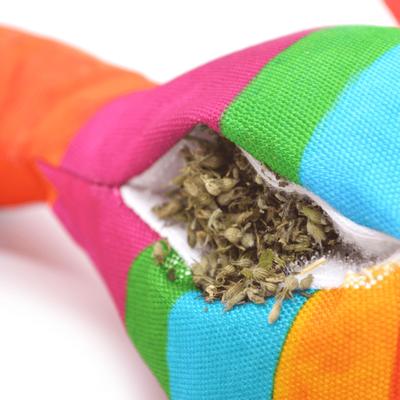 Show full view: Doggijuana Get the Pawty Started Refillable Juananip Llama Pinata Squeaky Dog Plush Toy slide 5 of 9