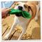 Show in main carousel: Doggijuana Tuffer Chewer Refillable Juananip Dill Pickle Tough Squeaky Dog Plush Toy slide 7 of 10