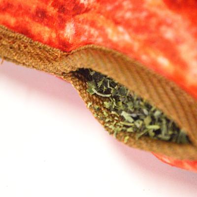 Show full view: Doggijuana Tuffer Chewer Refillable Juananip Eggs & Bacon Tough Squeaky Dog Plush Toy slide 5 of 10