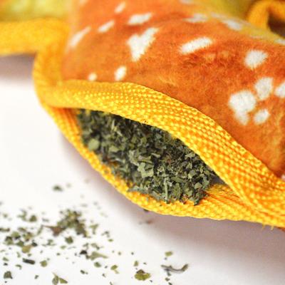 Show full view: Doggijuana Tuffer Chewer Refillable Juananip Pretzel Tough Squeaky Dog Plush Toy slide 5 of 9