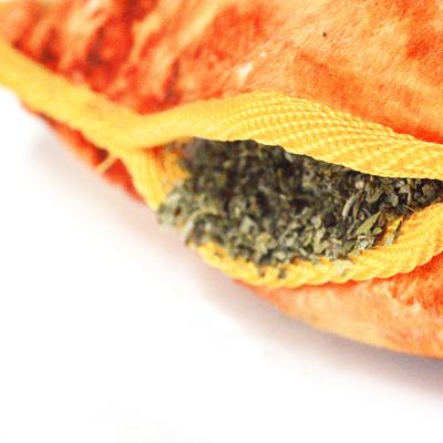 Show full view: Doggijuana Tuffer Chewer Refillable Juananip Supreme Pizza Tough Squeaky Dog Plush Toy slide 5 of 9