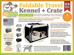 DogGoods Do Good The Foldable Travel Dog Crate, Large slide 2 of 8