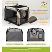 Show in main carousel: DogGoods Do Good The Foldable Travel Dog Crate, Medium slide 4 of 9