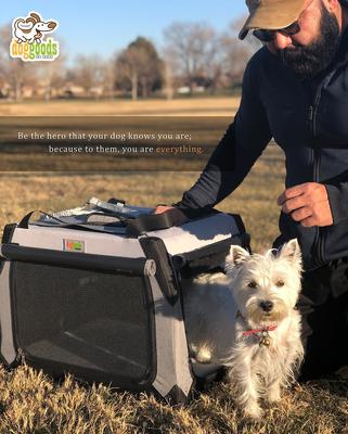 Show full view: DogGoods Do Good The Foldable Travel Dog Crate, Medium slide 6 of 9