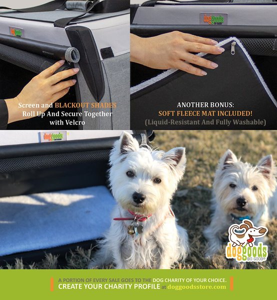 Show full view: DogGoods Do Good The Foldable Travel Dog Crate, Small slide 7 of 10