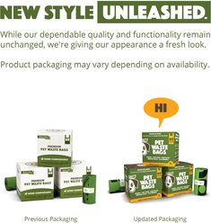 Doggy Do Good Certified Home Compostable Premium Dog & Cat Waste Bags, Small Handle Bags - On Rolls, 180 count slide 2 of 8