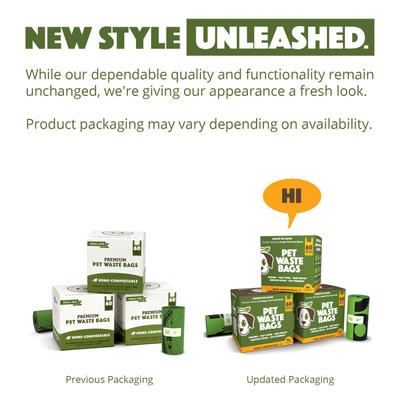 Show full view: Doggy Do Good Certified Home Compostable Premium Dog & Cat Waste Bags, Small Handle Bags - On Rolls, 180 count slide 2 of 9