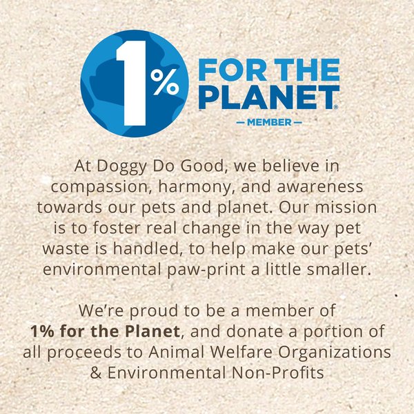 Show full view: Doggy Do Good Certified Home Compostable X-Large Premium Dog & Cat Waste Bags - Handle Bags On A Roll, 90 count slide 8 of 9