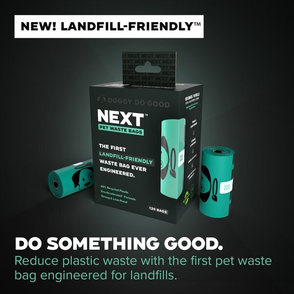 Doggy Do Good NEXT Pet Waste Bags Refill Rolls, Unscented