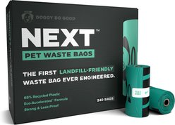 Doggy Do Good NEXT Pet Waste Bags Refill Rolls, Unscented, 240 count
