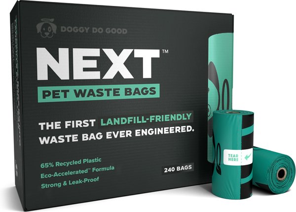 Show full view: Doggy Do Good NEXT Pet Waste Bags Refill Rolls, Unscented, 240 count slide 1 of 8