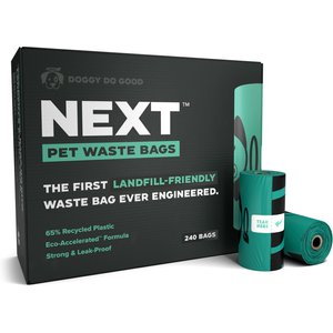 Doggy Do Good NEXT Pet Waste Bags Refill Rolls, Unscented, 240 count
