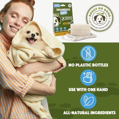 Show full view: Doggy Do Good Protective Formula Geranium & Citronella Dog Shampoo Bar, 5-fl oz slide 4 of 9