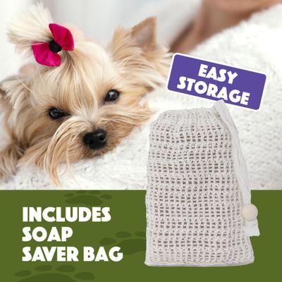 Show full view: Doggy Do Good Sensitive Formula Oatmeal & Honey Shea Butter Dog Shampoo Bar, 5-fl oz slide 6 of 9