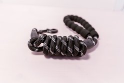 Doggy Tales Braided Rope Dog Leash, 5-ft long, Black slide 2 of 7