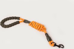 Doggy Tales Braided Rope Dog Leash, 5-ft long, Orange slide 2 of 7