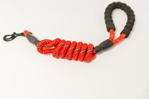 Show full view: Doggy Tales Braided Rope Dog Leash, 5-ft long, Red slide 4 of 10