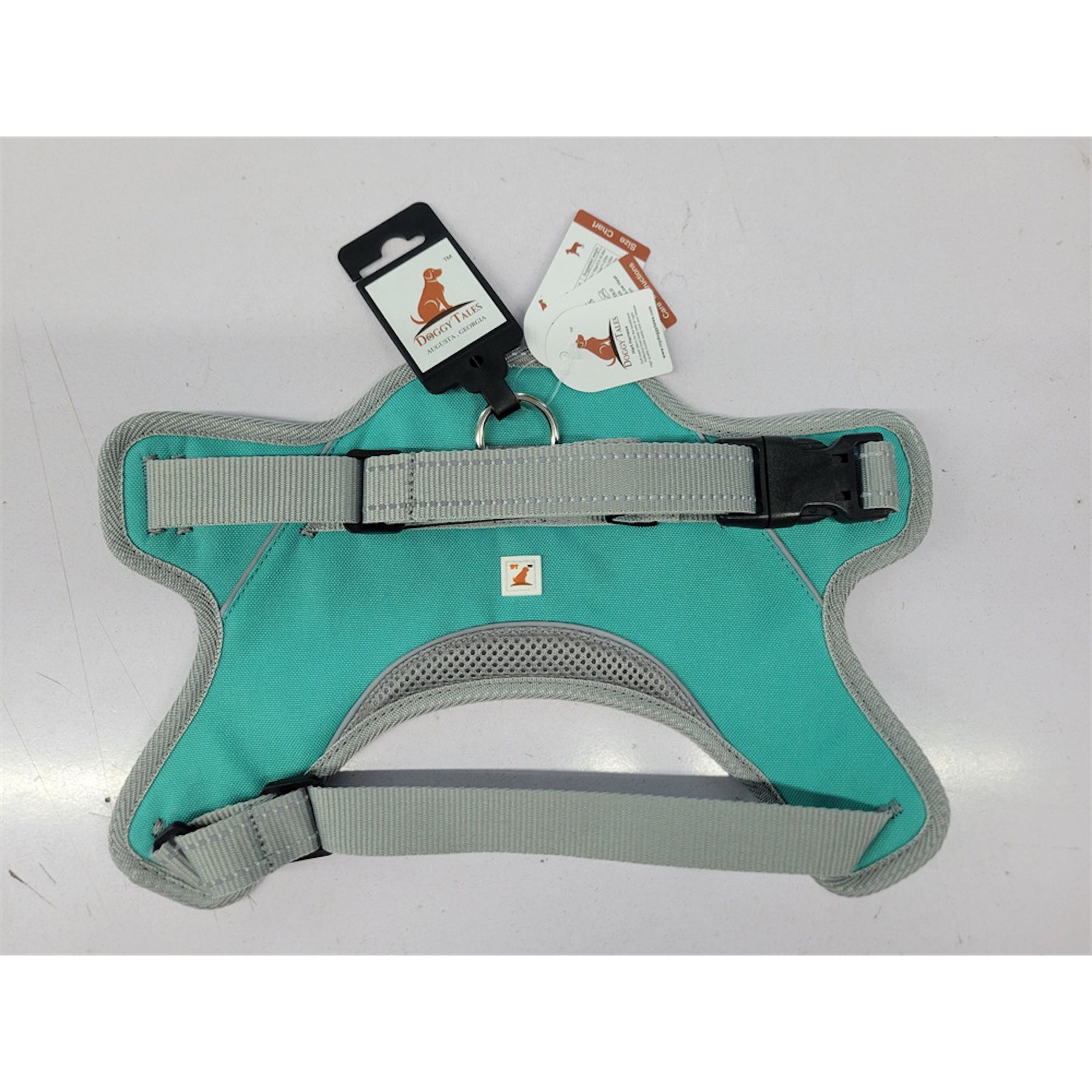 Doggy Tales Patented Classic Hart Dog Harness, Turquoise, 60