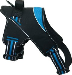 Doggy Tales Patented Hart Dog Harness, Blue, 35