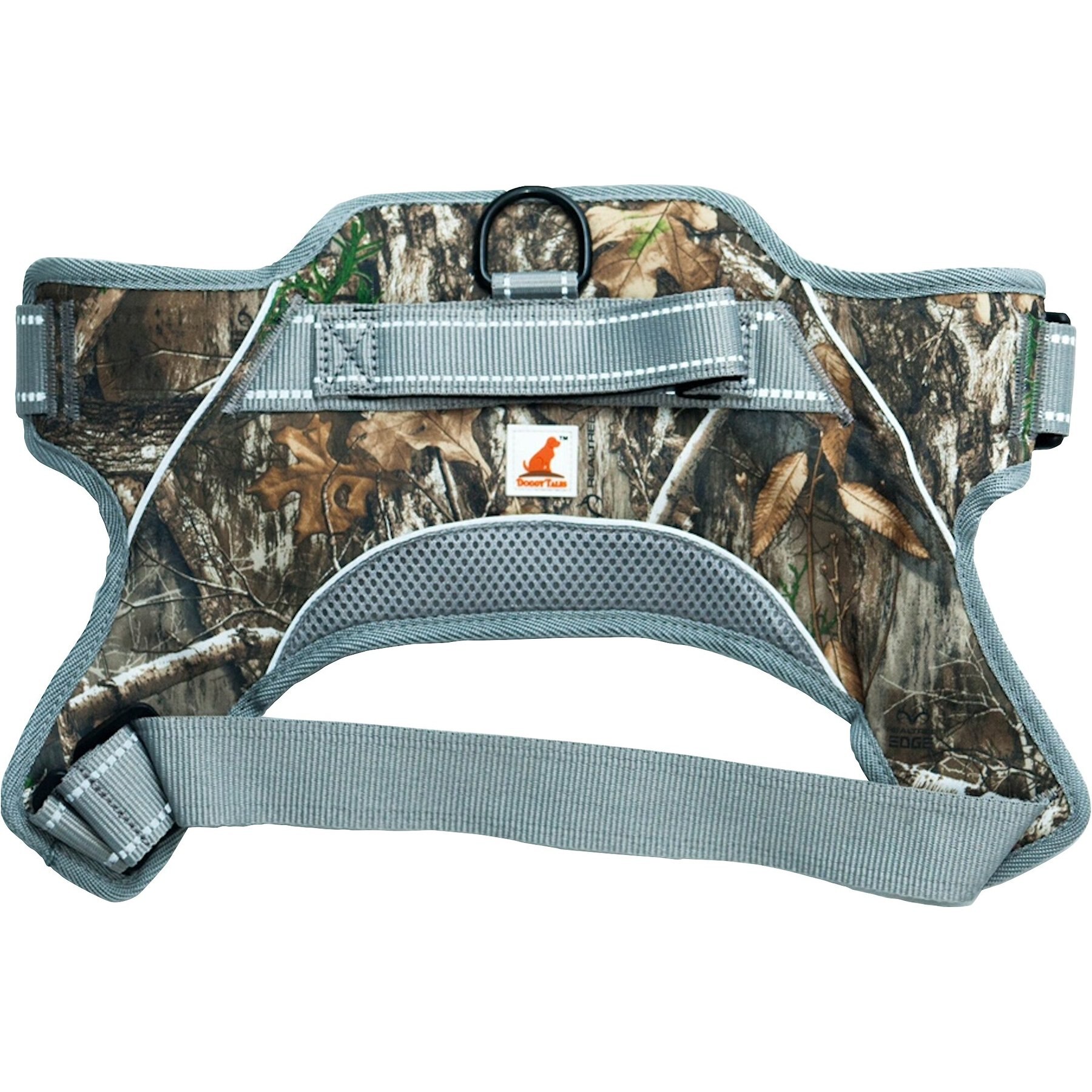 Doggy Tales Patented Realtree Hart Dog Harness, Edge, 45