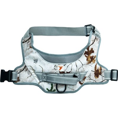 Doggy Tales Doggy Tales Patented Realtree Hart Dog Harness, Snow, 55