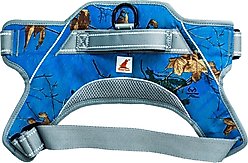 Doggy Tales Patented Realtree Hart Dog Harness, Surf Blue, 50