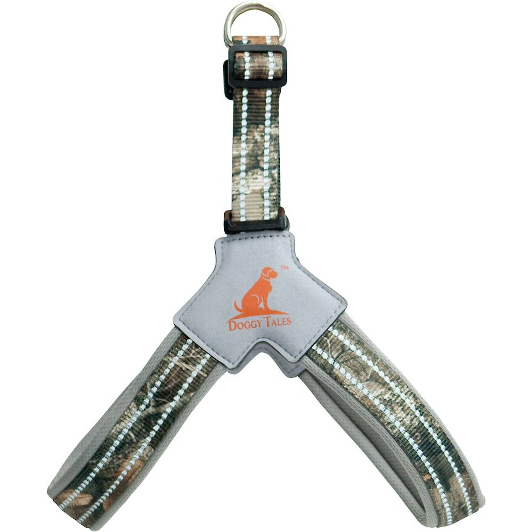 Doggy Tales Realtree Step In V Dog Harness, Edge, Large