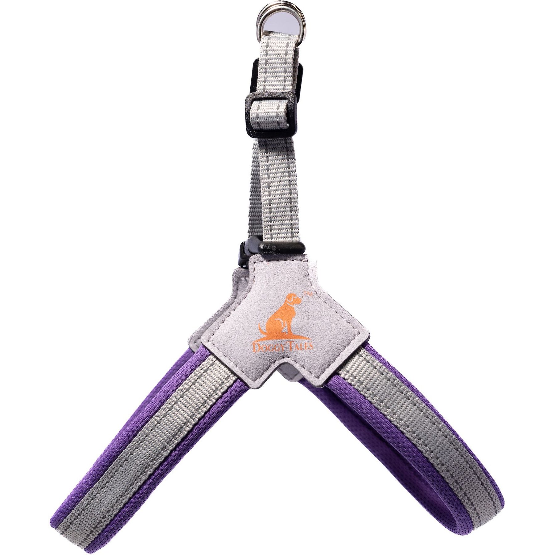 Doggy Tales Step In V Dog Harness, Purple, X-Large