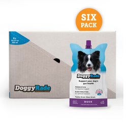 DoggyRade Prebiotic Drink Duck Flavored Liquid Digestive Supplement for Dogs, 500-mL pouch, case of 6