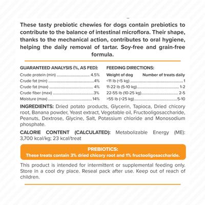 Show full view: DoggyRade Prebiotic Peanut Butter & Banana Soft & Chewy Dog Treats, 3.53-oz pouch slide 9 of 9