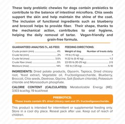 DoggyRade Prebiotic Superfood Blueberry, Broccoli & Chia Seed Soft & Chewy Dog Treats, 3.53-oz pouch slide 2 of 8