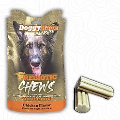 DoggyRade Unleashed Prebiotic Chews Chicken Flavored Digestive Supplement for Dogs, 8 count slide 2 of 6