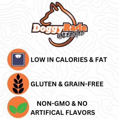 Show full view: DoggyRade Unleashed Prebiotic Chews Peanut Butter & Banana Flavored Digestive Supplement for Dogs, 8 count slide 6 of 7