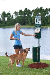 Dogipot Aluminum Dog Waste Station & Receptacle
