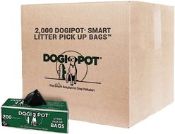 Dogipot Smart Litter Dog Poop Pick Up Bags, 2,000 count