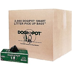 Dogipot Smart Litter Dog Poop Pick Up Bags, 2,000 count